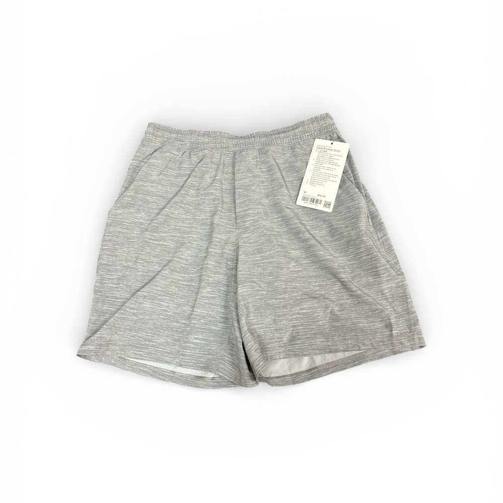 Lululemon Athletica Men's Heathered Gray Athletic Shorts